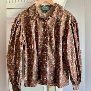 Vintage Ralph Lauren Country Top Sz 12